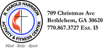 BFUMC Fitness Center709 Christmas AveBethlehem, GA 30620(770) 867-3727